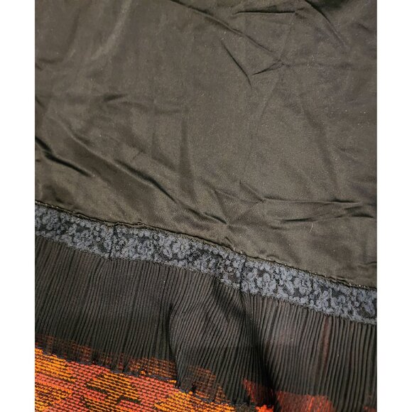 Vanity Fair Navy Lace & Pleated Hem Slip Skirt - Picture 2 of 7